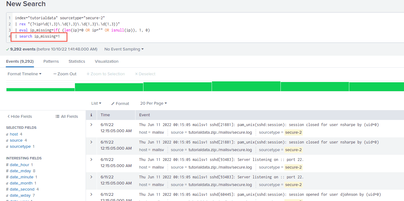 Splunk Search Top 10 Values