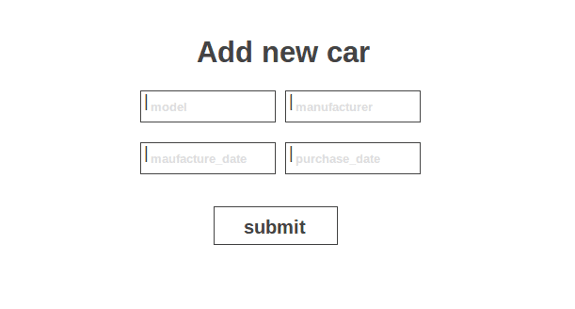 simplest-car-insert-form